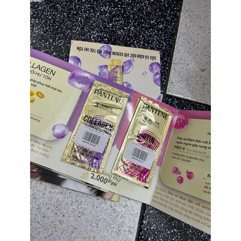 Combo 10 gói dầu xả pentene 3 phút diệu kỳ