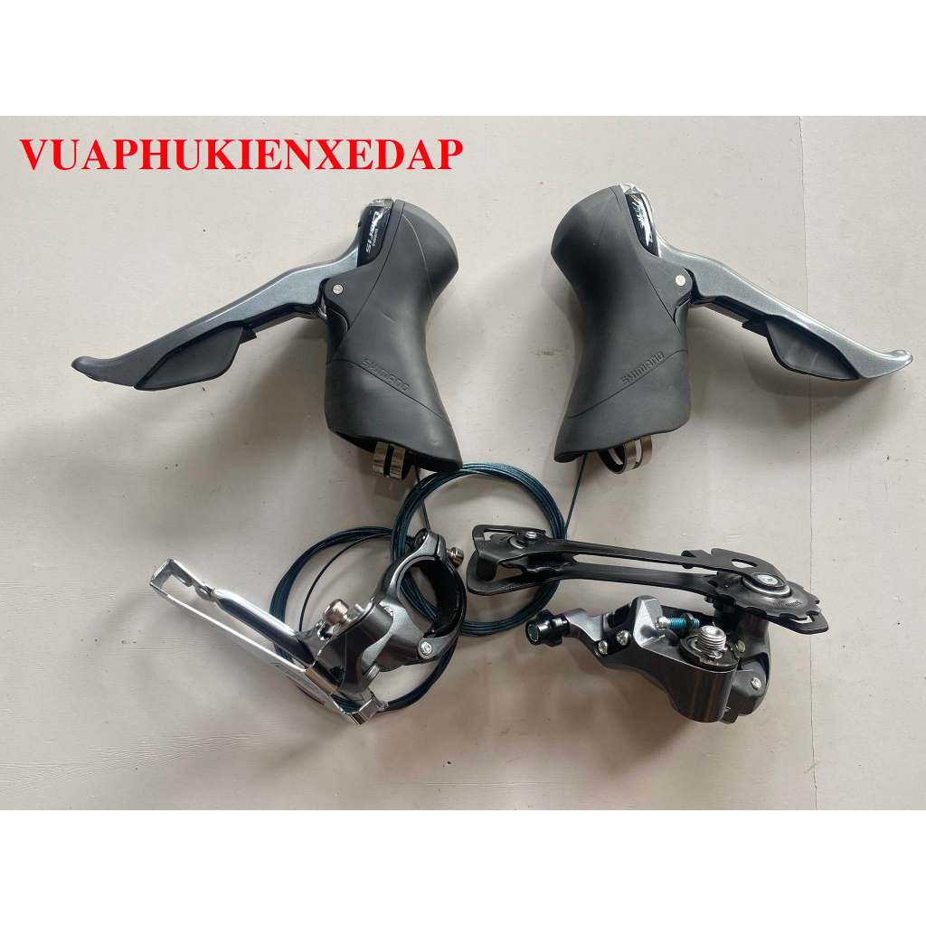 Bộ Group 3 Món Shimano Claris R2000 2x8 16 Speed