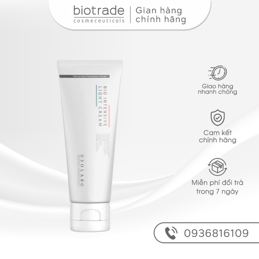 Kem trắng da body USOLAB ⚡ HÀNG CAO CẤP ⚡ Bio Intensive Light Cream 250ml nâng tone da hiệu quả