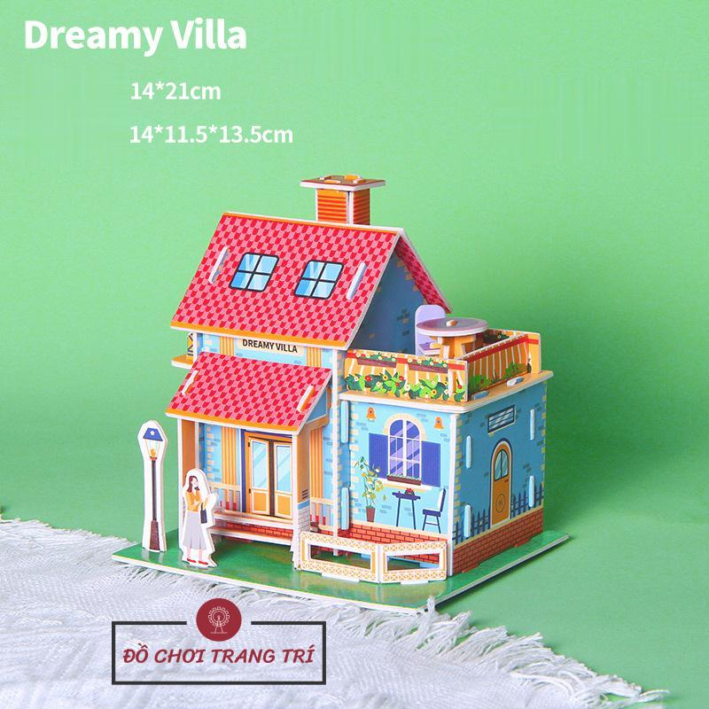 Mô hình 3D giấy tự lắp ráp - Ngôi nhà hạnh phúc