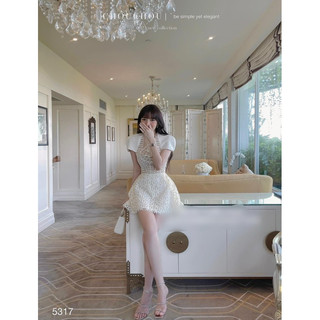 Đầm thiết kế phối lưới