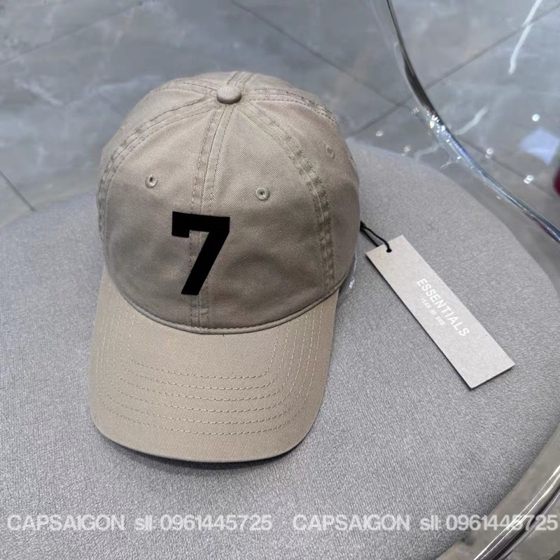 Mũ lưỡi trai CAPSAIGON phom mềm IN 7 basic unisex nam nữ