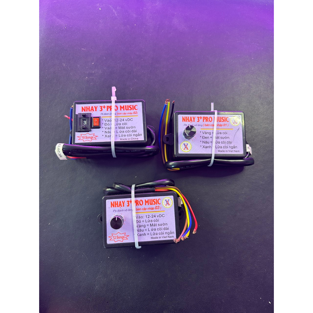 Nhại ô tô nhại 3 pro dùng điện 12v 24v