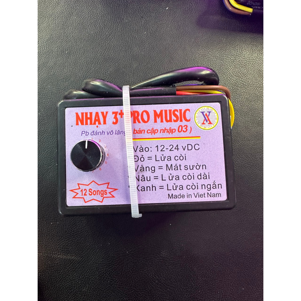 Nhại ô tô nhại 3 pro dùng điện 12v 24v