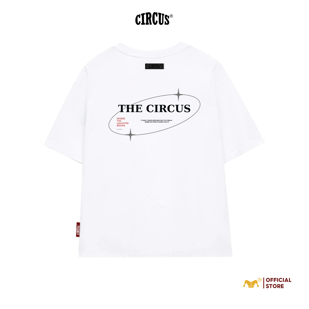 Áo thun unisex oversize Local Brand Circus 100% Cotton - Mã Basic B03