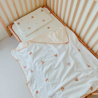 Chăn lông tuyết hạt đậu cao cấp/ chăn lông tuyết monona dành cho bé kích thước 90x120cm