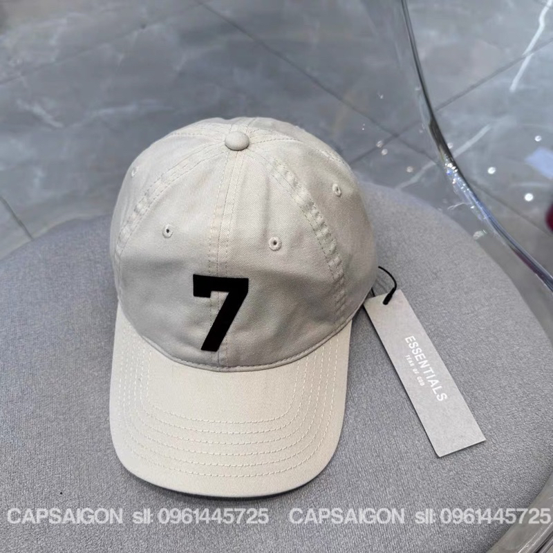 Mũ lưỡi trai CAPSAIGON phom mềm IN 7 basic unisex nam nữ