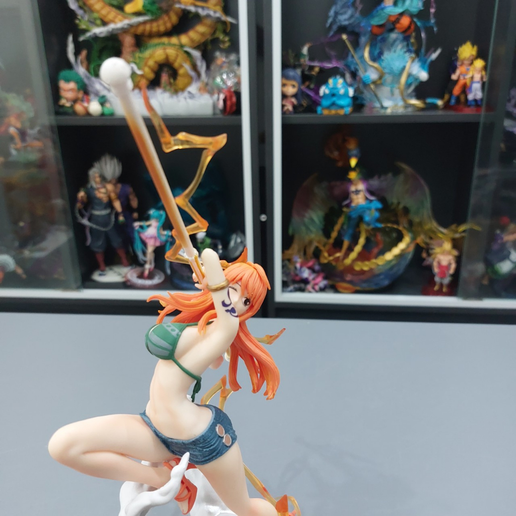Mô Hình OnePiece Nami quần short + Zeus - Mô hình Nami quần short + Zeus cao 32cm - Xinh đẹp