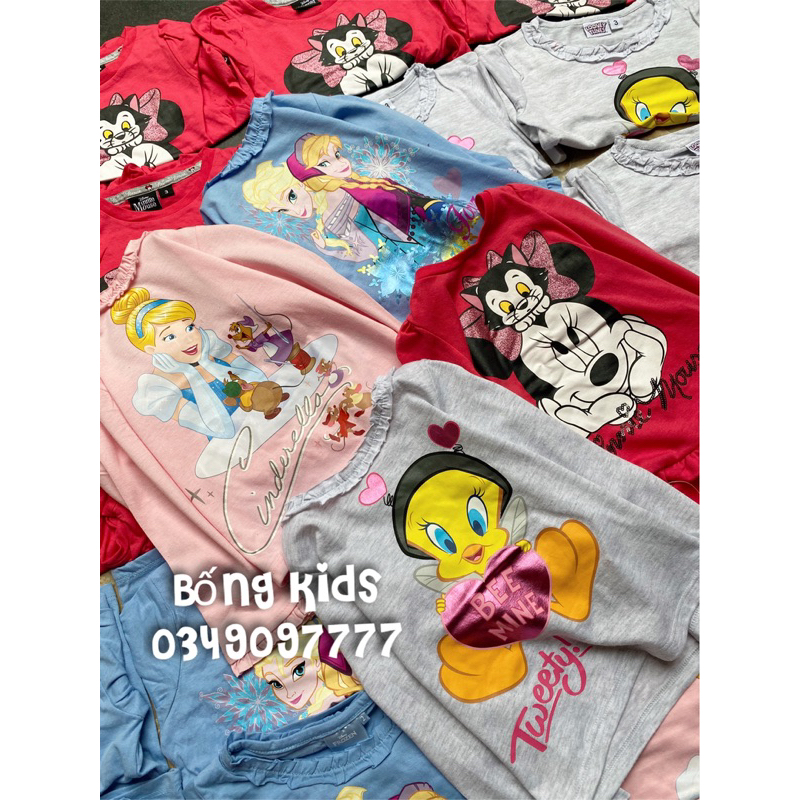 Áo Thu Bé Gái Hoạt Hình