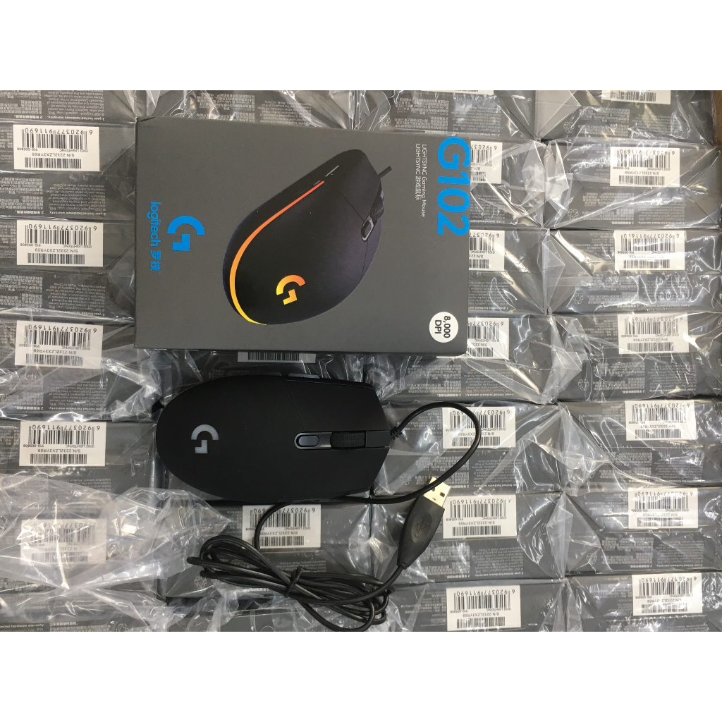 Chuột chơi game, chuột máy tính có dây LOGITECH G102 RBG 8000DPI - BH 12 Tháng