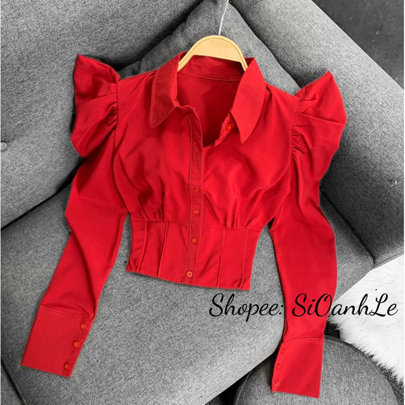 Áo sơ mi tay phồng A357