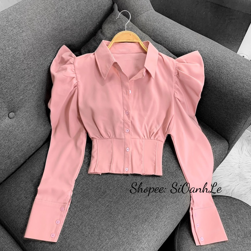 Áo sơ mi tay phồng A357