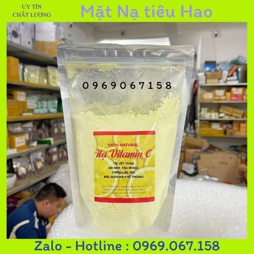 Bột mặt nạ dẻo Vitamin C 1kg làm trắng sáng da - bổ sung nước, dưỡng ẩm, trắng da căng bóng