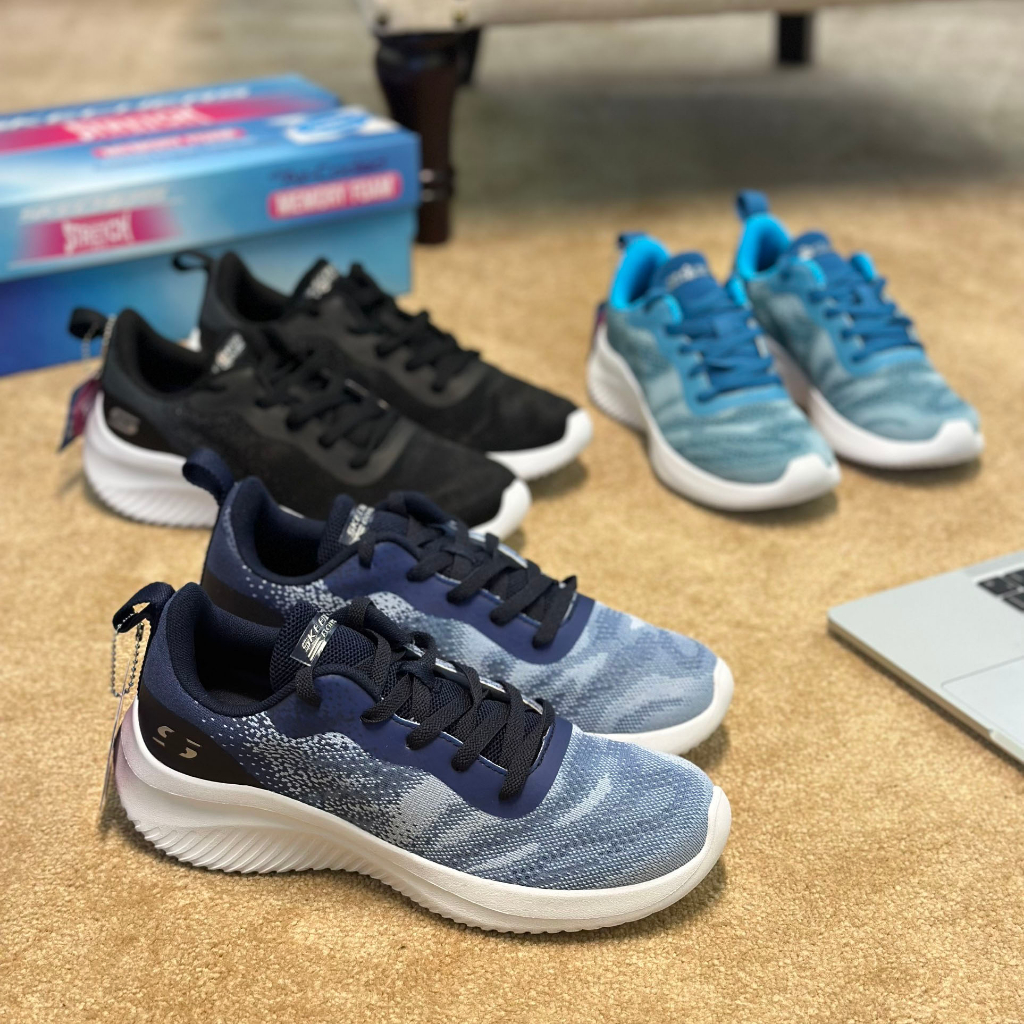 SKVN3 - Giày Skechers Women - Giày Thể Thao Cột Dây Nữ Đế Độn Cao 3Cm - Sấu Vui Vẻ