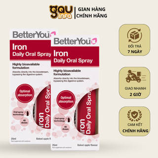 Sắt xịt Better you, bổ sung sắt dạng xịt cho bé từ 1Y Gauinfa