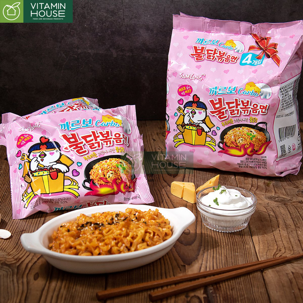 Mì cay Samyang Hàn nhiều vị 140g - Vitamin House