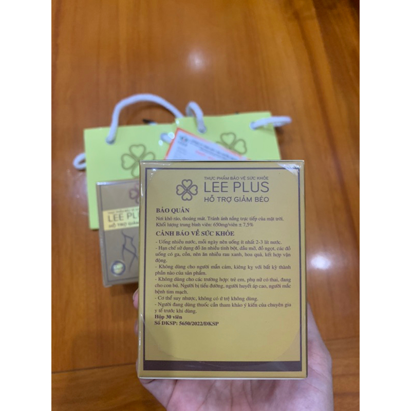 Viên uông giảm cân Lee detox 1 h 15 gói 1 gói 2 viên uống 15 ngày