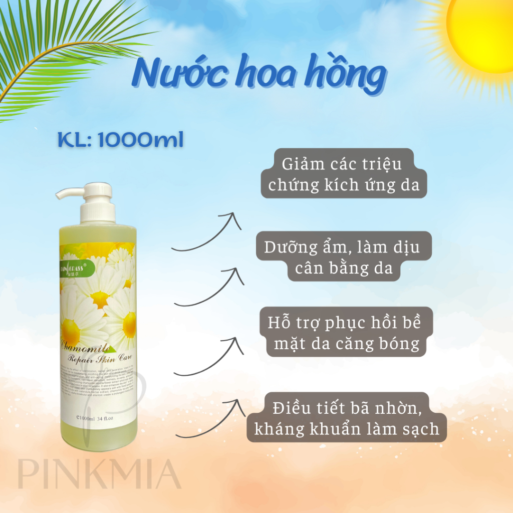 Kem Massage Da Mặt, Tẩy Da Chết, Sữa Rửa Mặt, Nước Hoa Hồng Hoa Cúc