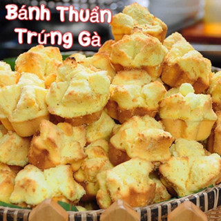 10 Cái _ Bánh Thuẩn Trứng Gà- Ngoài Giòn Trong Mềm- Chuẩn Vị Quê Bình Định