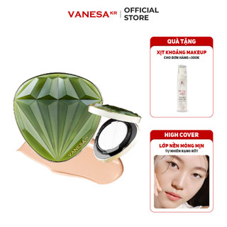 Phấn nước kiềm dầu cushion Vanesa Colorkey Brush 2in1, phấn phủ trang điểm chống nắng UV, chống mồ hôi