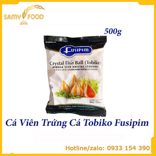 [Samy Food] Cá viên nhân trứng cá TOBIKO Fusipim SIÊU NGON MALAYSIA 500g