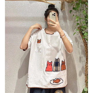 || THANH LÝ - TỔNG HỢP || -Các mẫu Áo Phông rộng rãi cotton mặc đi chơi đi dạo