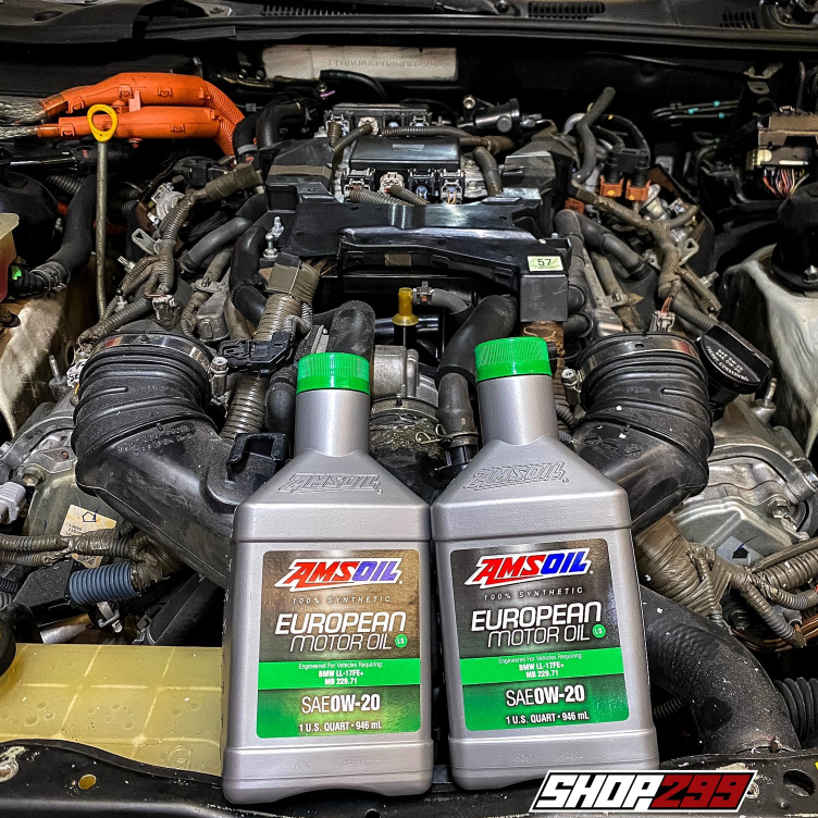 Nhớt Xe Châu Âu Tổng hợp Amsoil European Ls 0w20 946ml