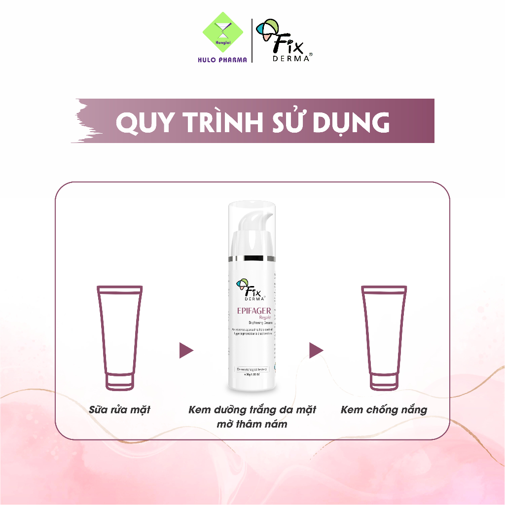 Kem Dưỡng Trắng Da Mặt Mờ Thâm Nám FIXDERMA Epifager Regale Brightening Cream Giúp Trắng Mịn, Đều Màu Da 30g