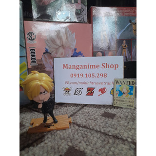 Mô hình Sanji chibi loại 1 trong Onepiece tặng kèm thẻ truy nã Sanji.