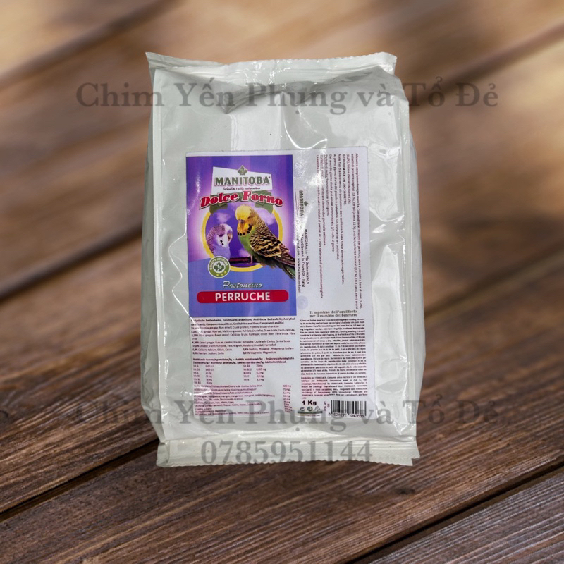 Cám trứng Dolce Forno cho Yến Phụng túi nguyên seal 1kg - xuất xứ: Ý 🇮🇹🇮🇹🇮🇹
