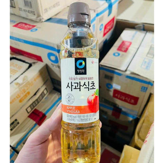 Giấm táo daesang hàn quốc chai 500ml chính hãng