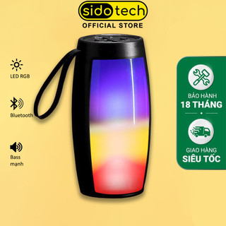 Loa bluetooth không dây SIDOTECH 211 led RGB bass mạnh âm thanh 3D sống động cho điện thoại laptop