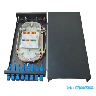 Hộp phối quang ODF 8Fo sợi chất liệu sắt sơn tính điện