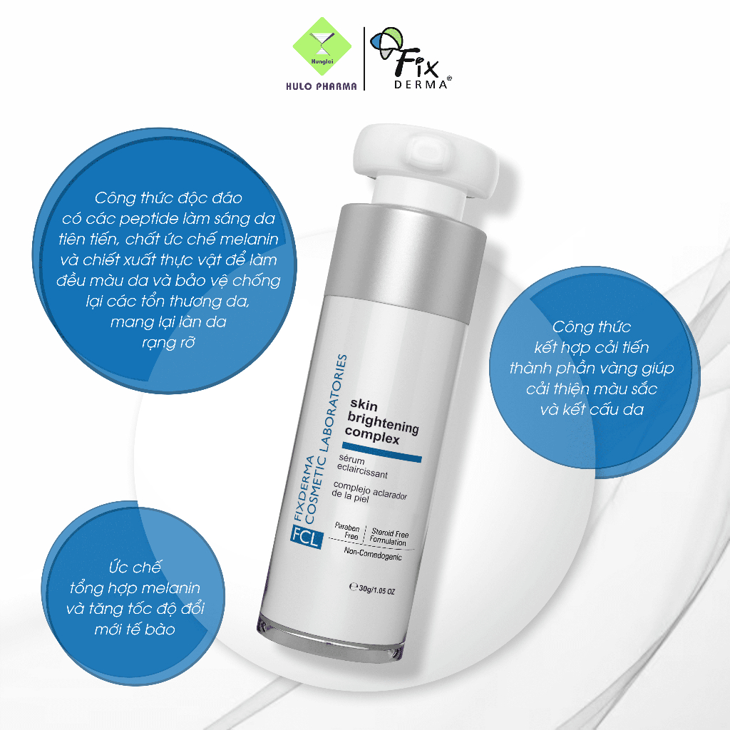 Serum Trắng Da Mờ Thâm Nám FCL Skin Brightening Complex Phục Hồi Và Tái Tạo Da Dưỡng Sáng Da Ngăn Lão Hóa 30g