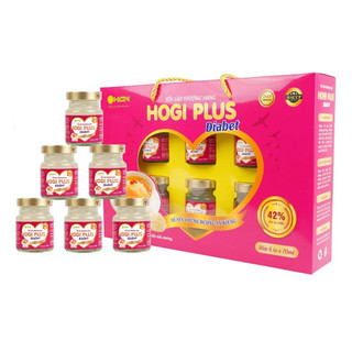 Combo 5 hộp yến sào hogi plus diabet 42% tổ yến bổ sung dưỡng chất dành cho người ăn kiêng, bị tiểu đường )