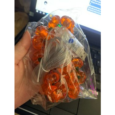 Đèn dây bí ngô decor trang trí mùa thu