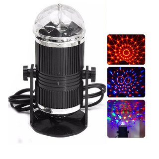 Đèn led xoay 7 màu xoay 360 độ, đèn vũ trường, đèn led nháy theo nhạc, Bóng đèn xoay vũ trường tặng kèm đui