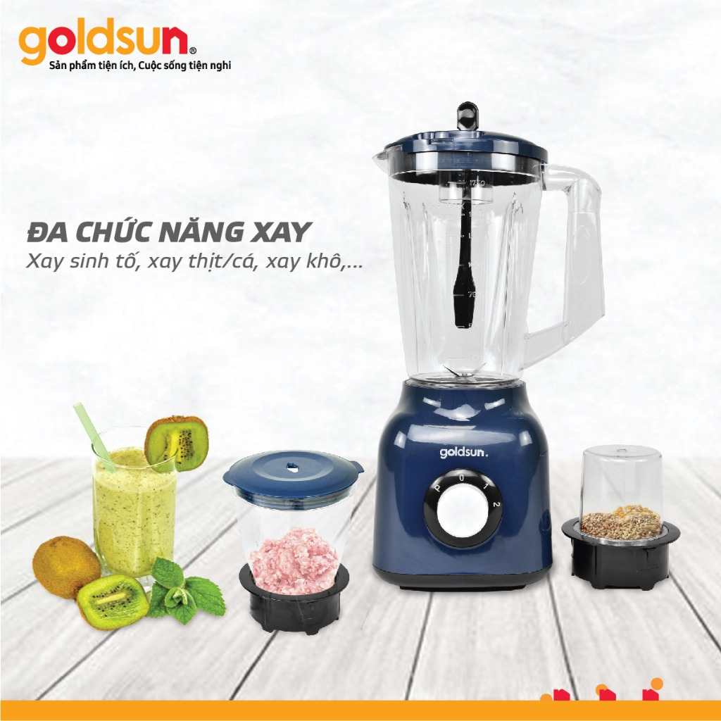 Máy xay sinh tố Goldsun  công suất 400W, hàng chính hãng bảo hành 12 tháng