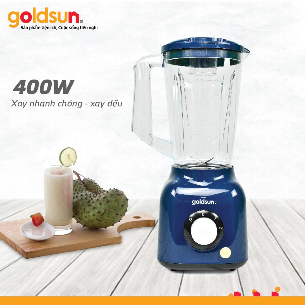 Máy xay sinh tố Goldsun  công suất 400W, hàng chính hãng bảo hành 12 tháng