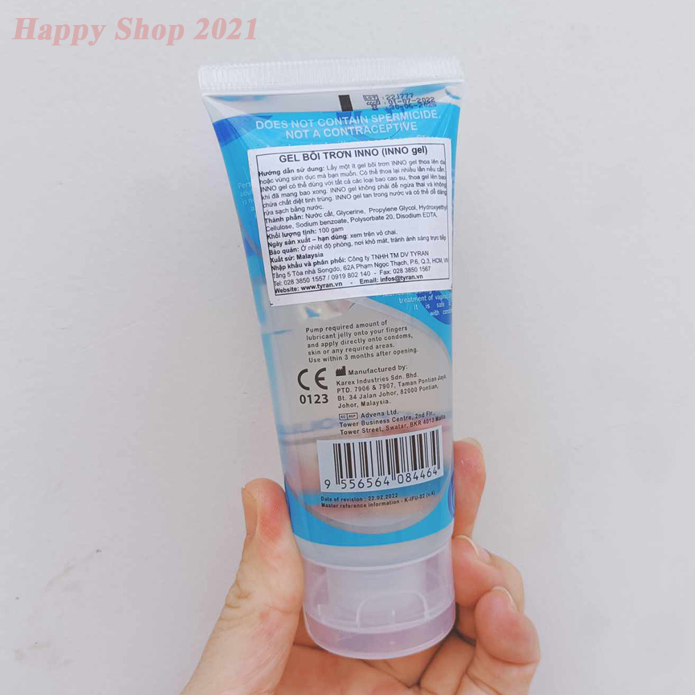 Gel bôi trơn INNO Gel tuýp 100gram