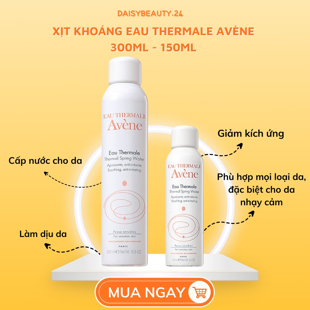 Xịt khoáng Averne dành cho da nhạy cảm xịt khoáng tạo màn sương bảo vệ làm dịu da và cân bằng độ pH | BigBuy360 - bigbuy360.vn