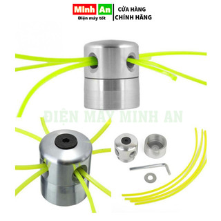 Đầu cắt cước máy cắt cỏ, bát cước bằng hợp kim nhôm lưỡi cắt cước dùng cho máy cắt cỏ dùng pin 2400W và máy cắt cỏ xăng