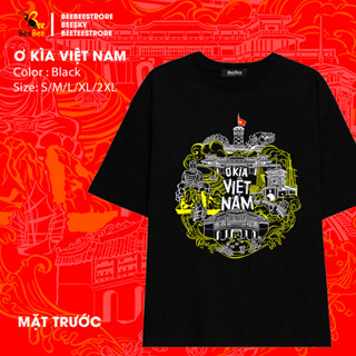 Áo thun in hình BEEBEE VIỆT  NAM- TỈNH THÀNH 100% COTTON-VNTH001