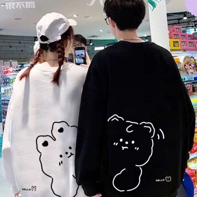 Áo sweater đôi 🎁 FREESHIP 🎁 áo đôi mùa đông , áo đôi nam nữ mùa đông có đủ size