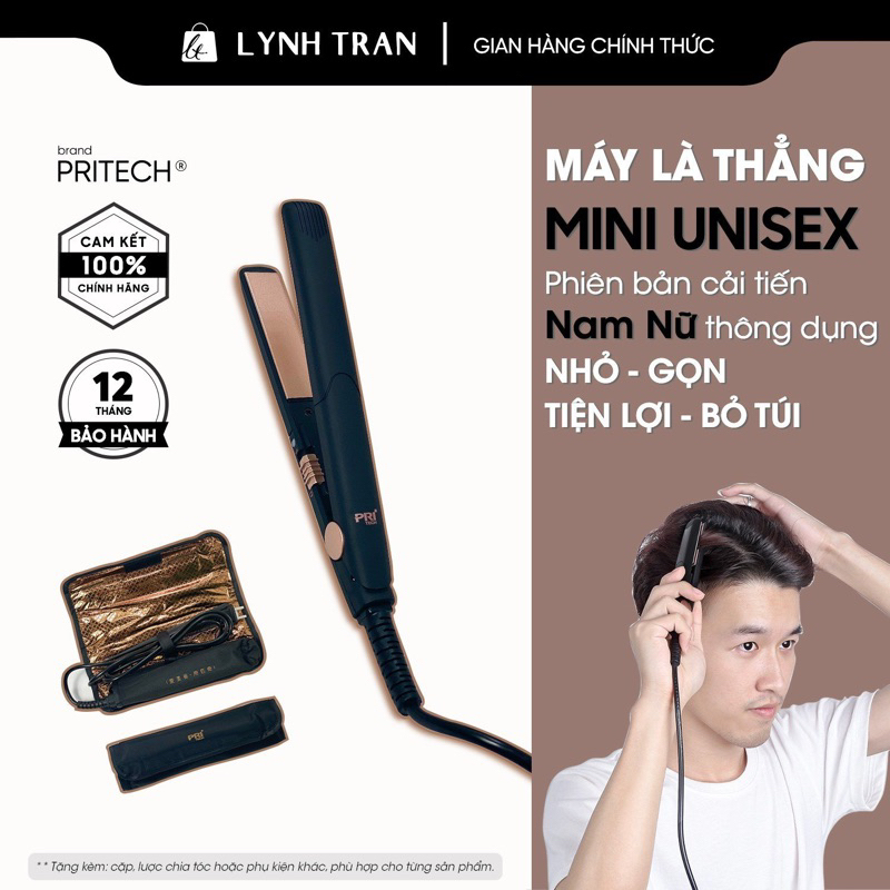 Máy là tóc mini unisex Pritech®