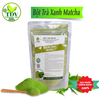 Bột Trà Xanh Matcha nguyên chất 100 %, hương liệu tự nhiên làm bánh, đắp mặt, pha chế đồ uống- hàng công ty Thảo Dược Vi