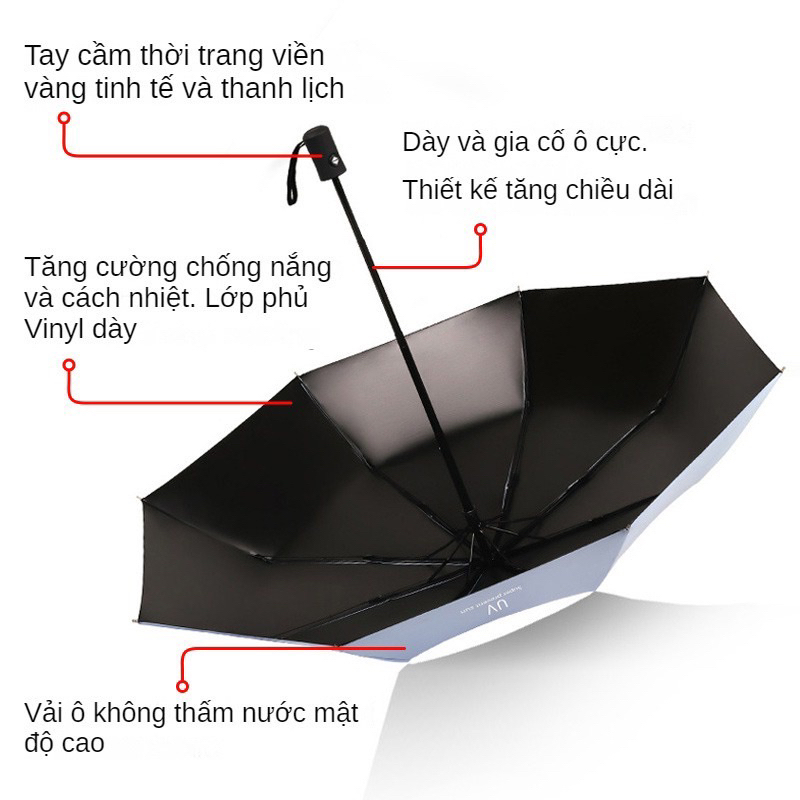 Ô dù che mưa nắng chống tia UV Cao Cấp Mã P128