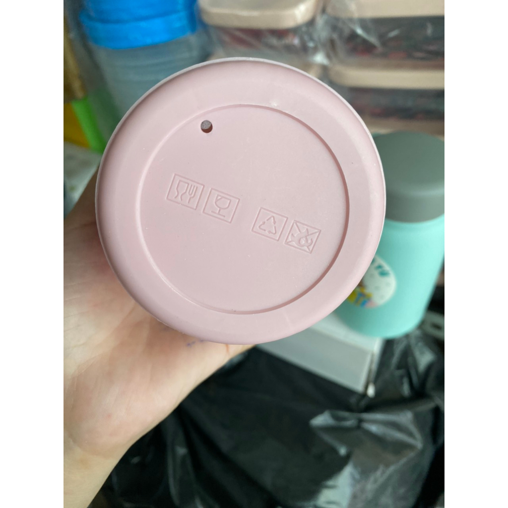 BÌNH NƯỚC THỦY TINH BỌC NHỰA CHO BÉ QUÀ TẶNG SỮA KUN