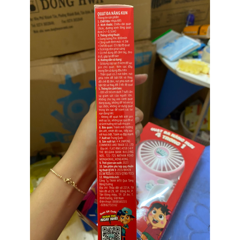 ĐỒ CHƠI QUẠT ĐA NĂNG QUÀ TẶNG SỮA KUN