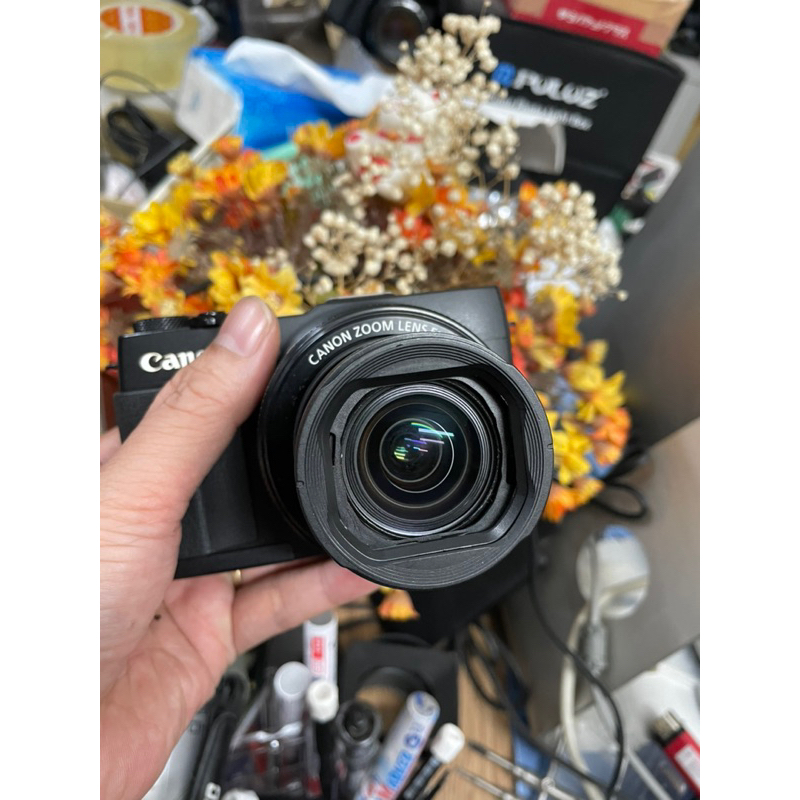 Máy ảnh Canon PowerShot G1X Mark II có wifi, màn lật